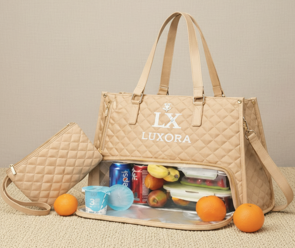 Luxora Everyday Quilted Lunch Tote
